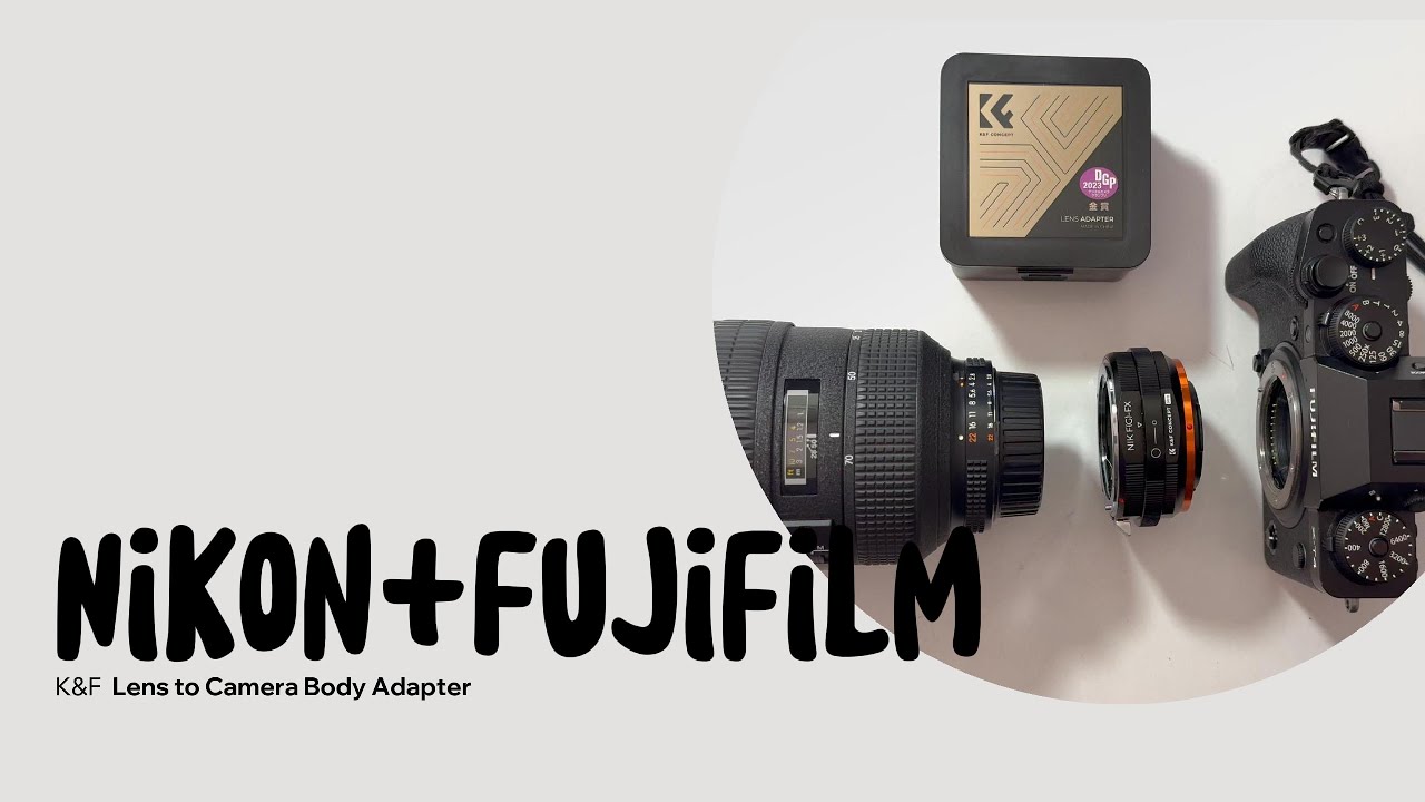 Использование адаптера K&F Nikon на камерах Fujifilm | Адаптация объективов Nikon для уличной и п...