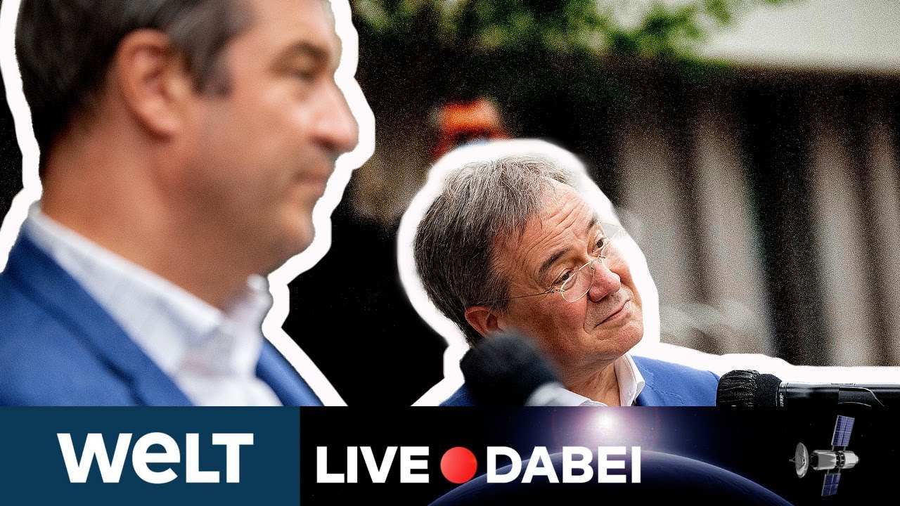 WAHLPROGRAMM DER UNION: PK mit CDU-Parteichef und Kanzlerkandidat Laschet und CSU-Chef S&ouml;der