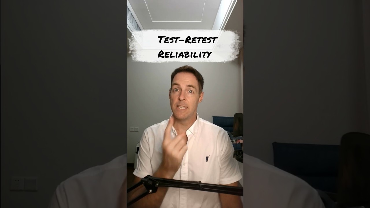 Test&ndash;Retest vs Split&ndash;Half Reliability &mdash; Explained Fast #researchmethods  #psychology #reliability