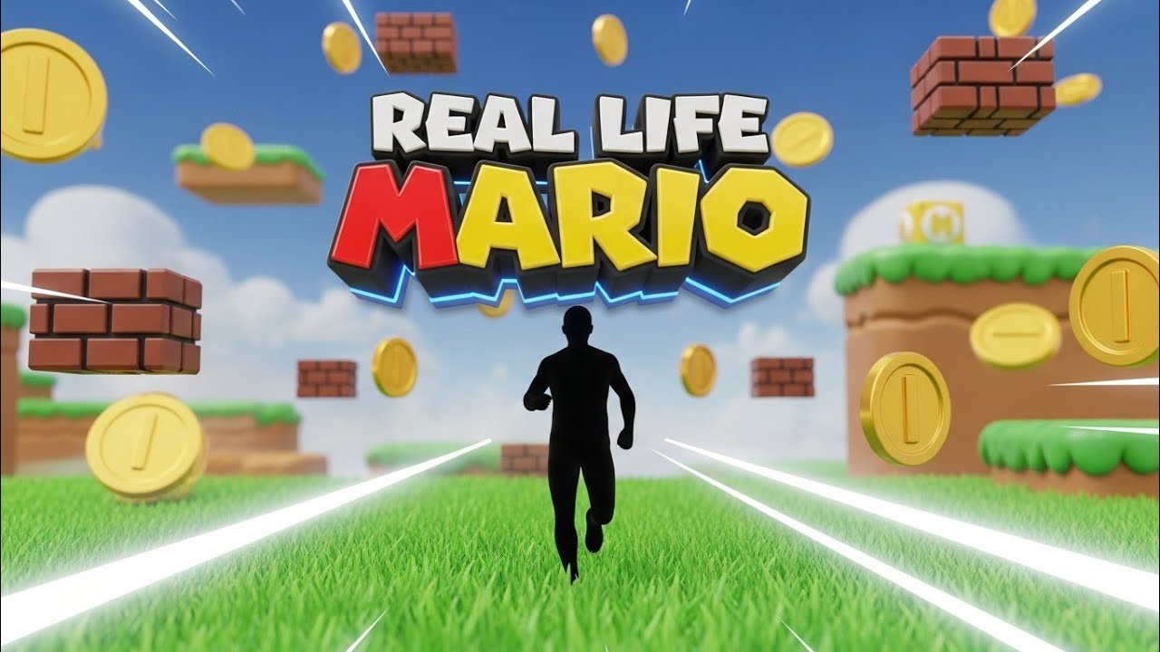 SUPER MARIO RUN Immersive Interactive Warm Up 🍄 | Level UP Parkour | Viral Interactive Game