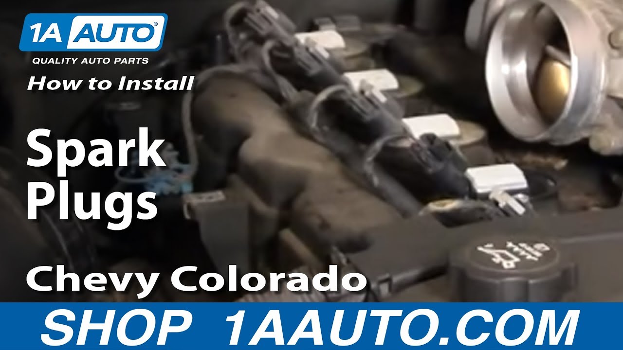 Как заменить свечу зажигания на Chevrolet Colorado 04-16