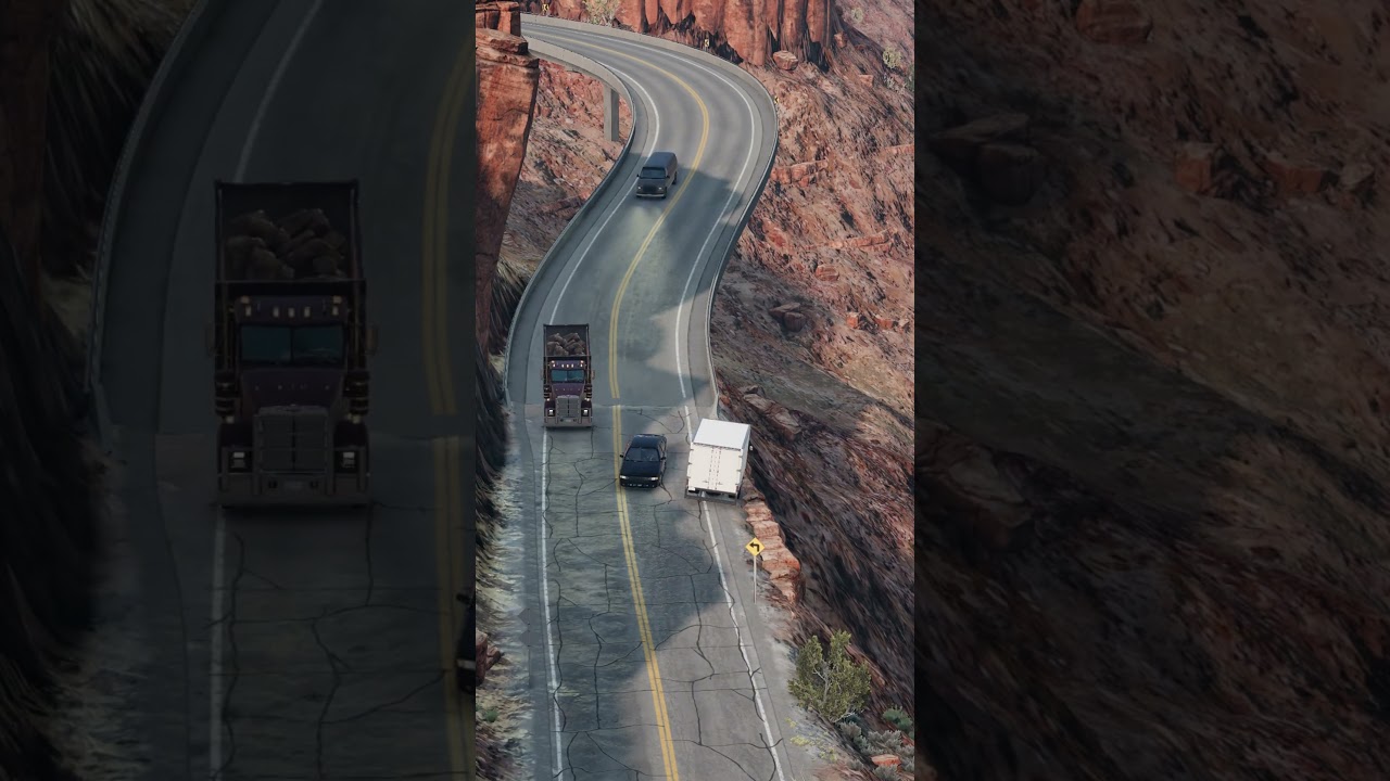 Realistic Highway Car Crashes #497