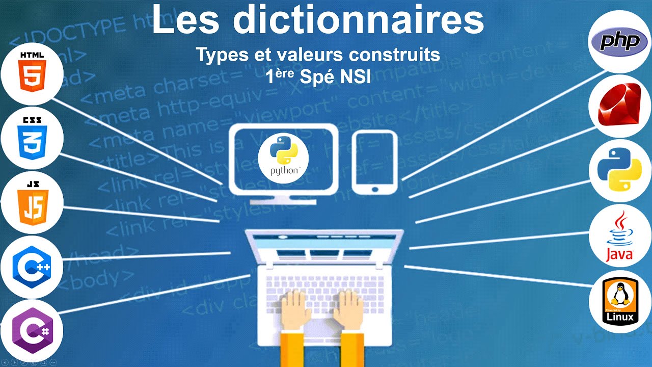 Les dictionnaires - PYTHON - 1ERE - Spé NSI
