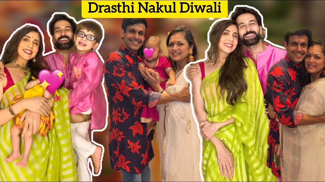 Nakul Mehta and Jankee Drashti Dhami Celebrate Diwali with Their Baby Girl | Diwali 2025 |