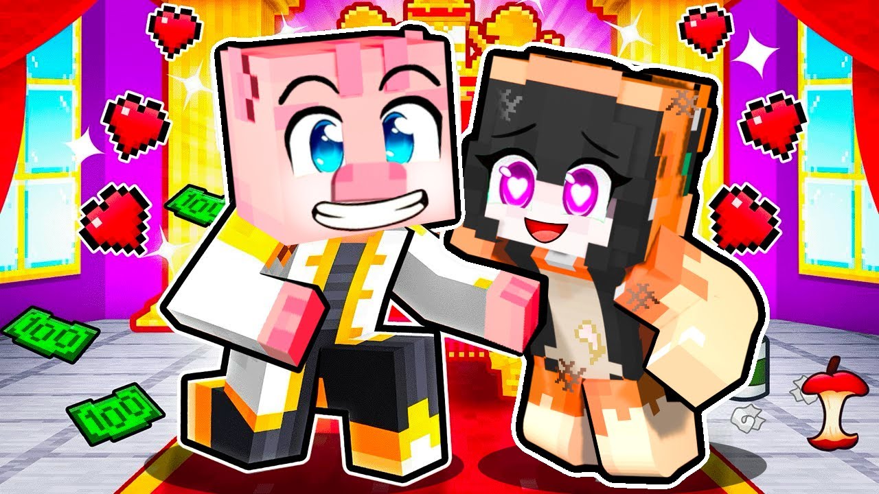 Zakázaná LÁSKA KRÁLE a CHUDÉ PODDANÉ v Minecraftu!