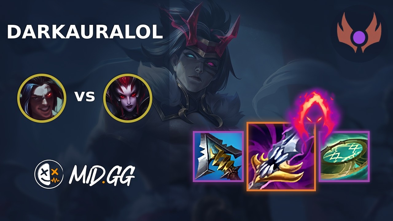 MID.GG: [ DarkAuraLOL ] Кейн в лесу против Элизы | EUW MASTER | Сезон LOL 2026