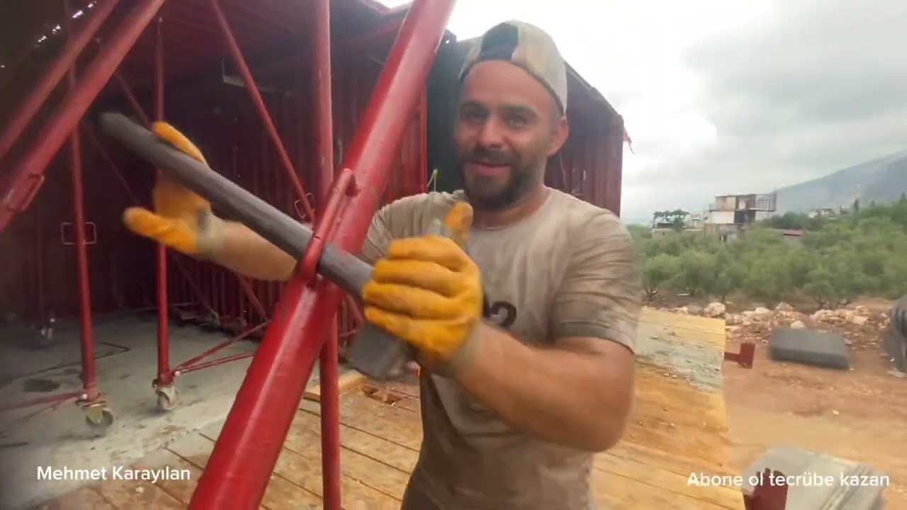 Kule vinç ile tünel kalıp atma operasyonu teknik bilgiler video 57 #kulevinç