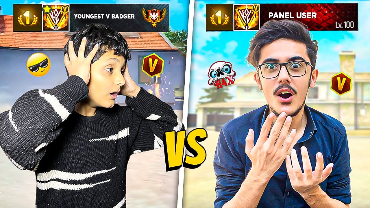 When Youngest V Badger 😎 Met V Badge Panel User 😡 ft.@Zindabad_Plays