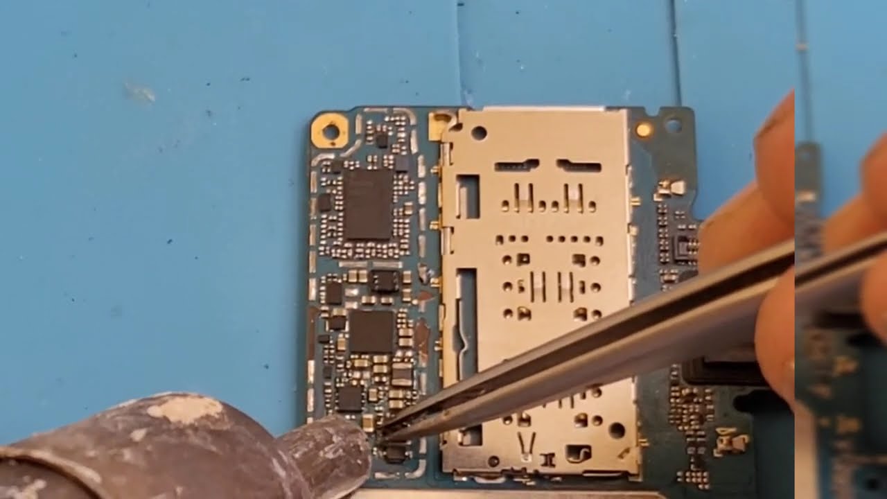 Samsung A11 display light replacement | how to fix samsung galaxy A11 background display light ic