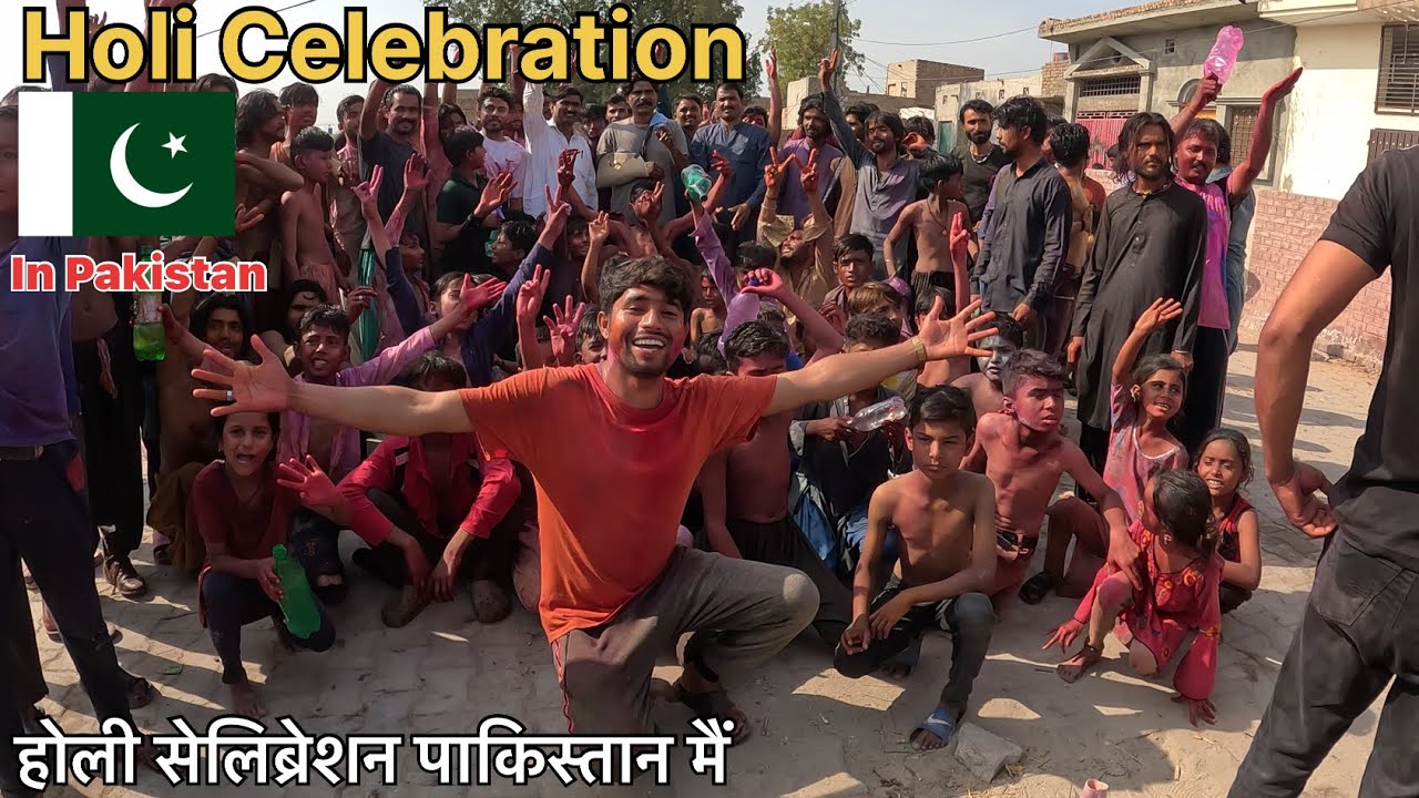 Holi Celebration in Pakistan 🇵🇰 II Ranbir Tiwary Vlogs