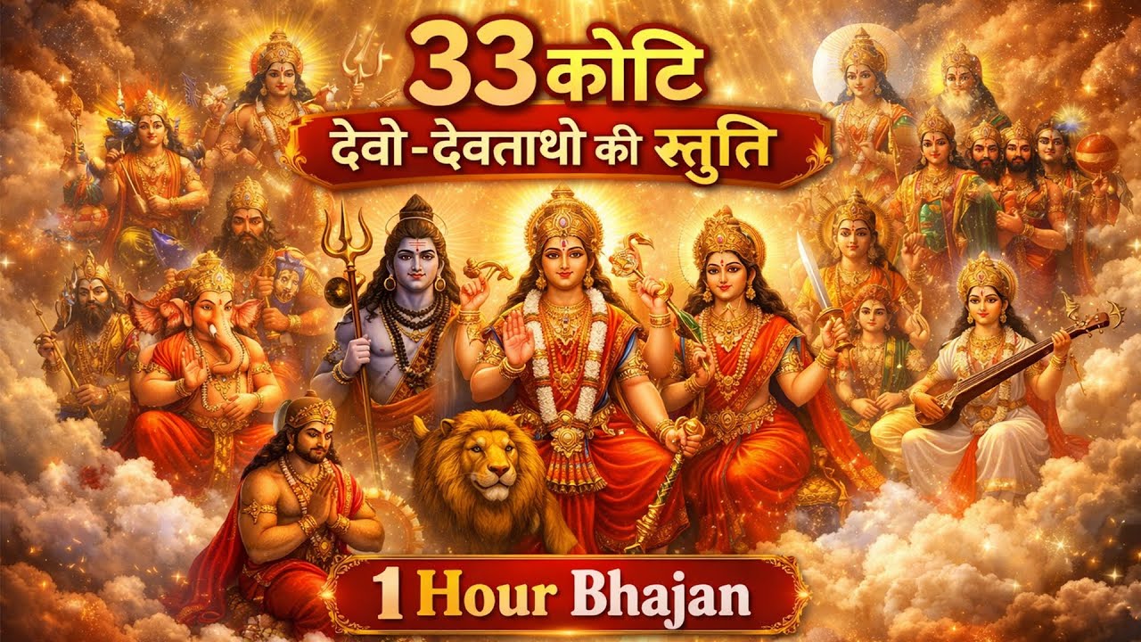 33 कोटि देवी-देवताओं की स्तुति - सम्पूर्ण देवी-देवता कृपा स्तोत्र - Most Powerful All Gods Stuti