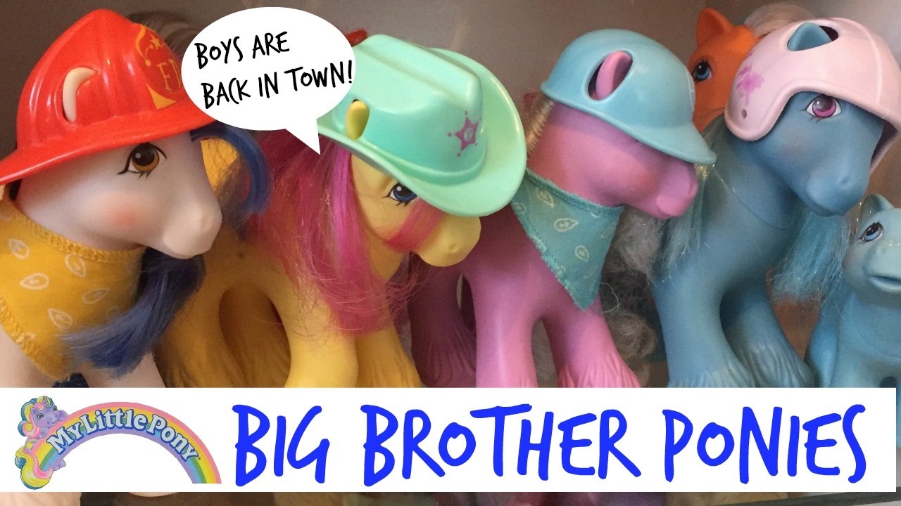 Vintage My little pony - Big Brother ponies