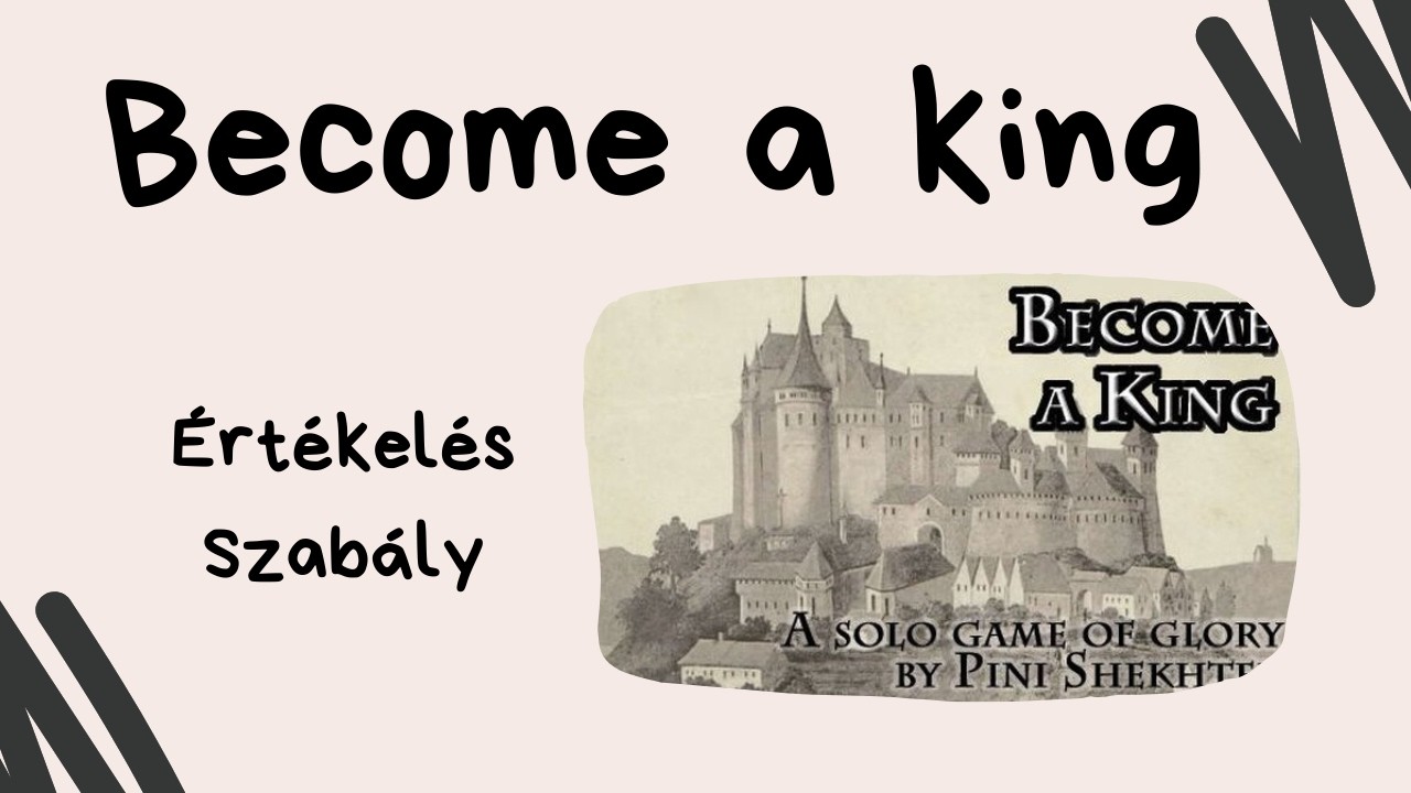 Rémségek reflektorfényben: Become a king társasjáték játékbemutató és szabályismertető