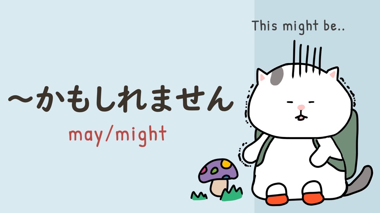 〜かもしれません (kamoshiremasen)🐱 May/Might/Probably/Perhaps in Japanese