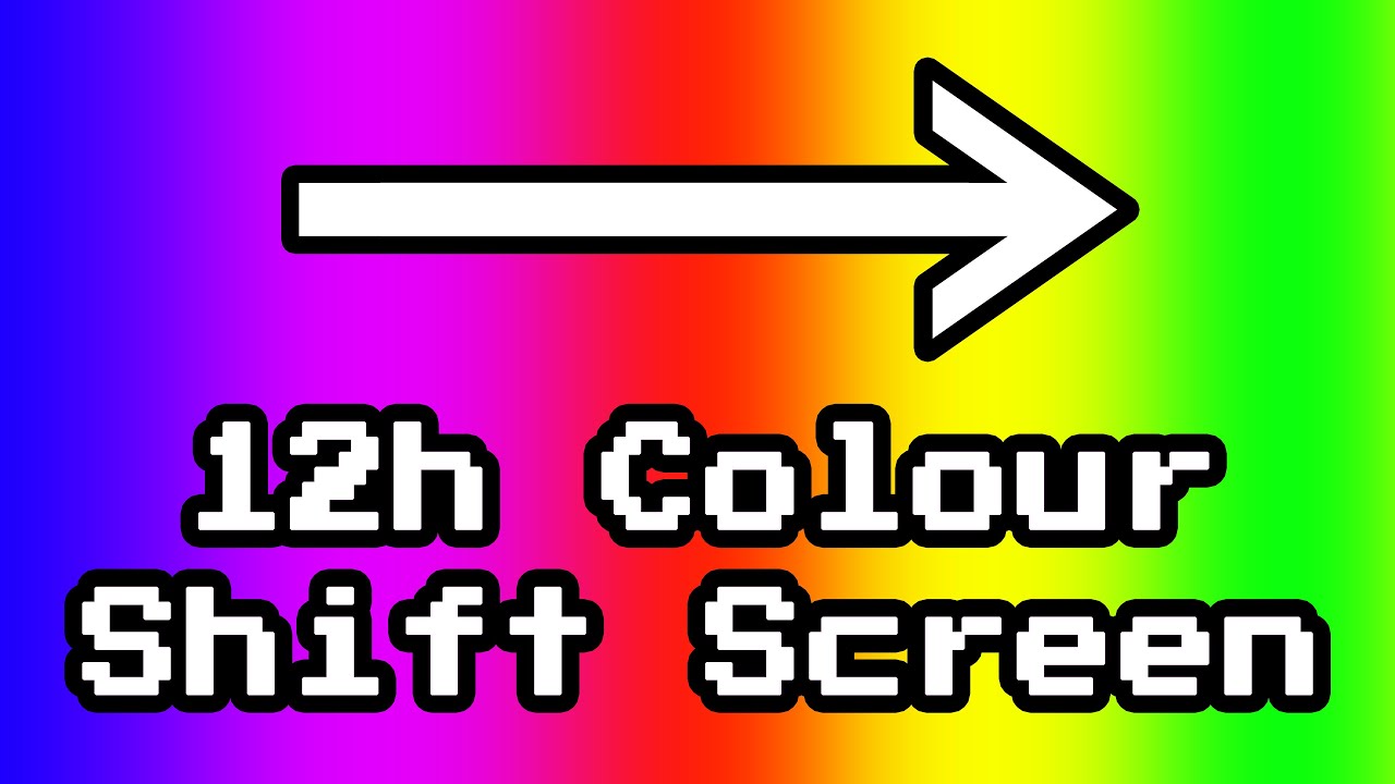 12h Color Shift Screen — Smooth Hue Cycling
