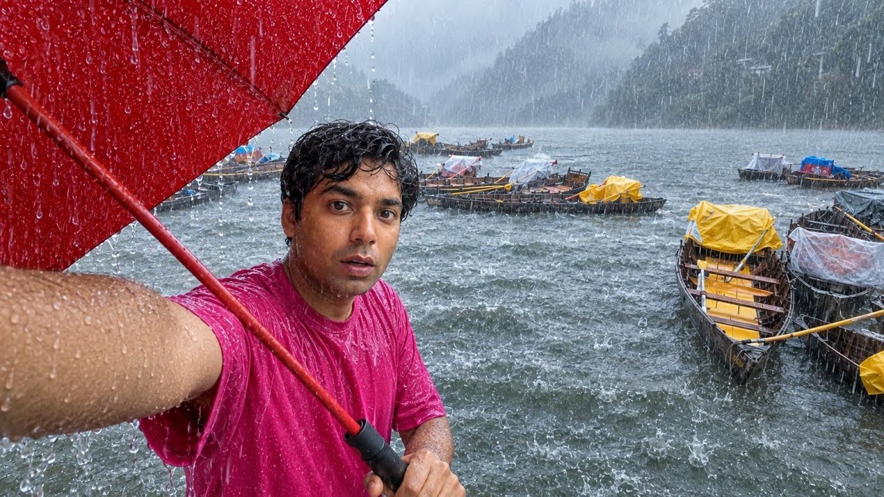 Nainital Mein Barish Ka RED ALERT 🚨 School Band Har Taraf Aafat Wali Barish 😨 Pahadi Lifestyle Vlog