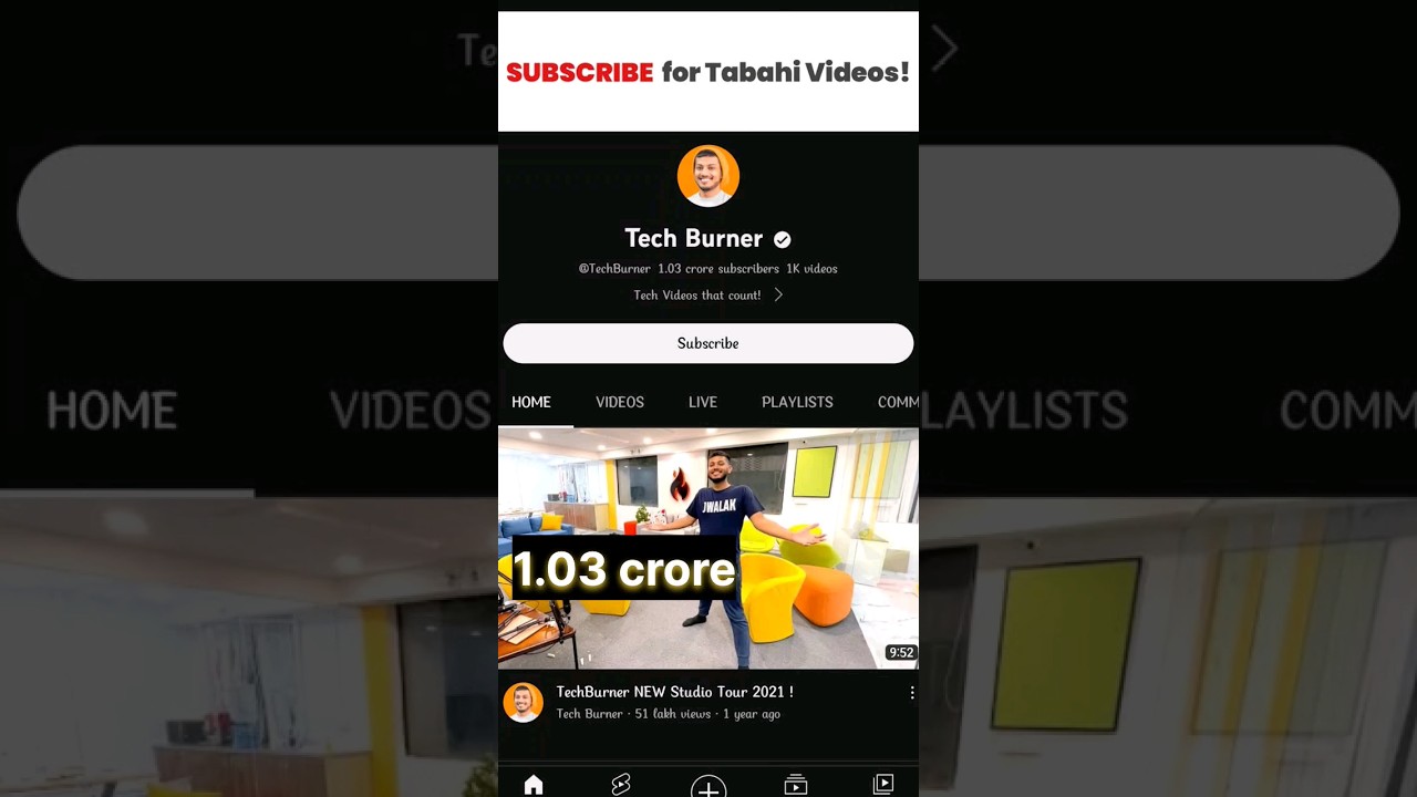 Top 10 tech youtube channels in the world🔥| #shorts  #techchannel
