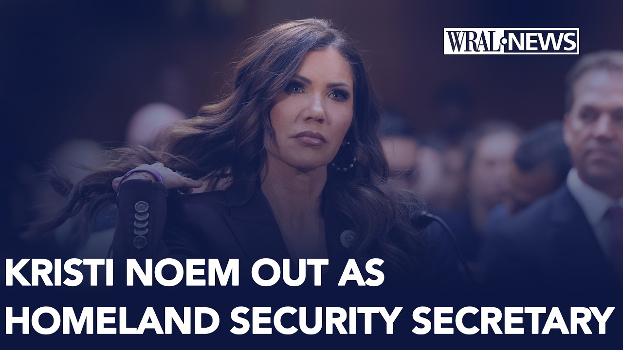 President Trump fires Kristi Noem as DHS secretary