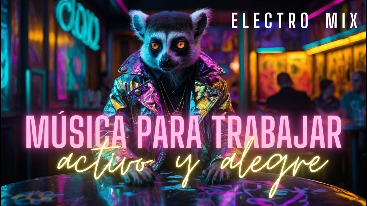 Musica Electro para Trabajar Activo y Alegre - Mix Alegre para Levantar el Animo