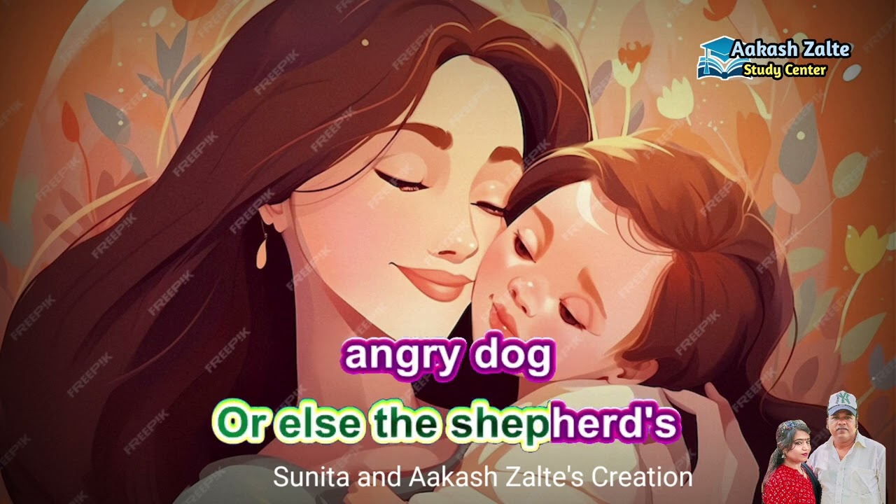 Sleep baby sleep | A poem | Std Seven Subject English | Music and Singer Aakash Zalte