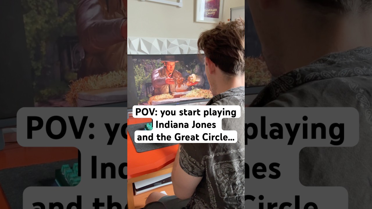 People playing Indiana Jones and the Great Circle for the FIRST time… | my GOTY, what’s yours? 👀