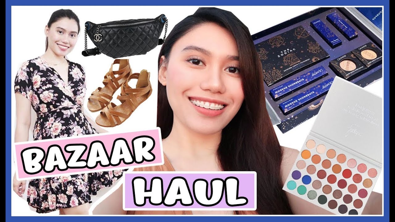 MGA MAKE-UP AT DAMIT NA NABILI KO SA BAZAAR 💜 Purpleheiress