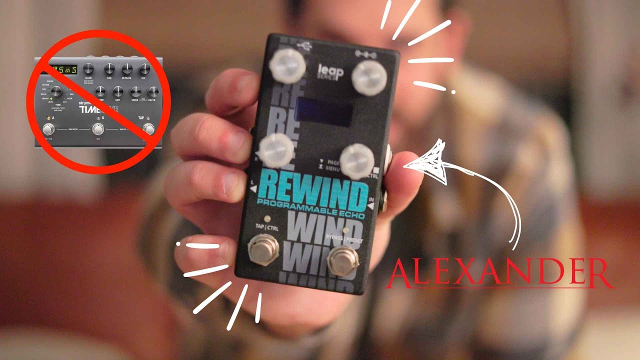 A 2025 BIG BOX DELAY KILLER (Alexander Pedals REWIND Programable Echo)