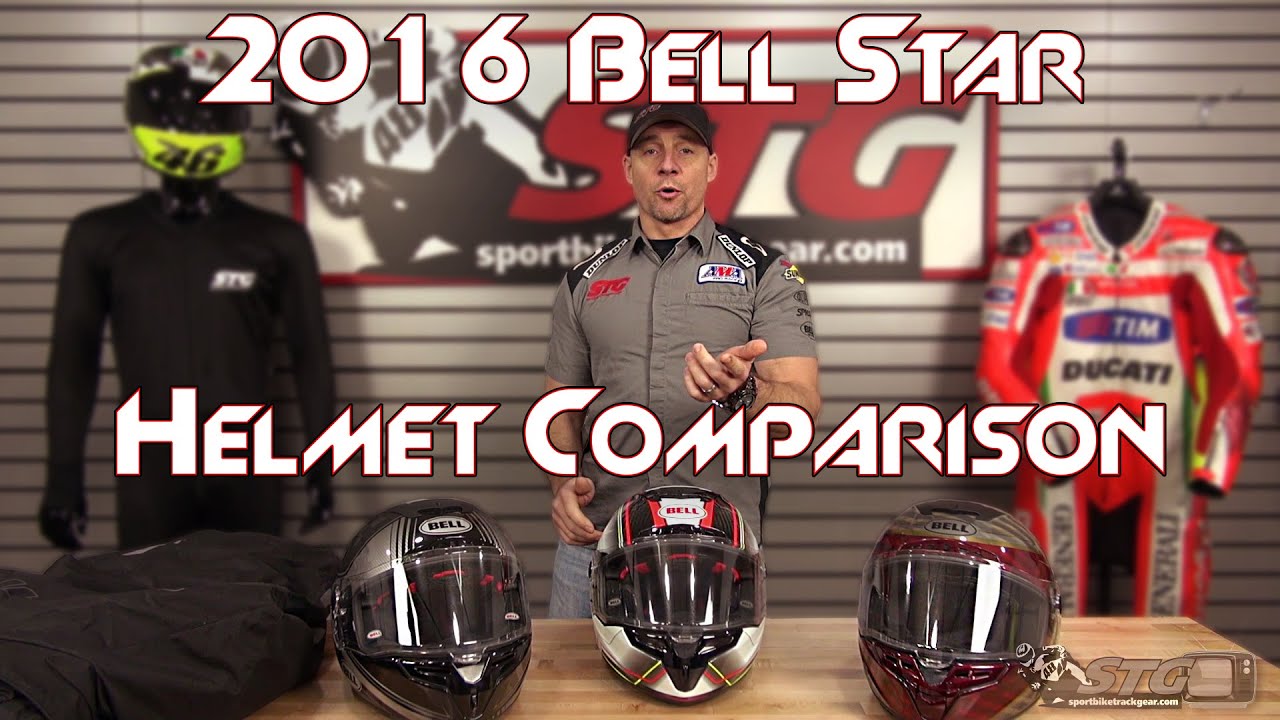 2016 Bell Star Helmet Comparison from Sportbiketrackgear.com