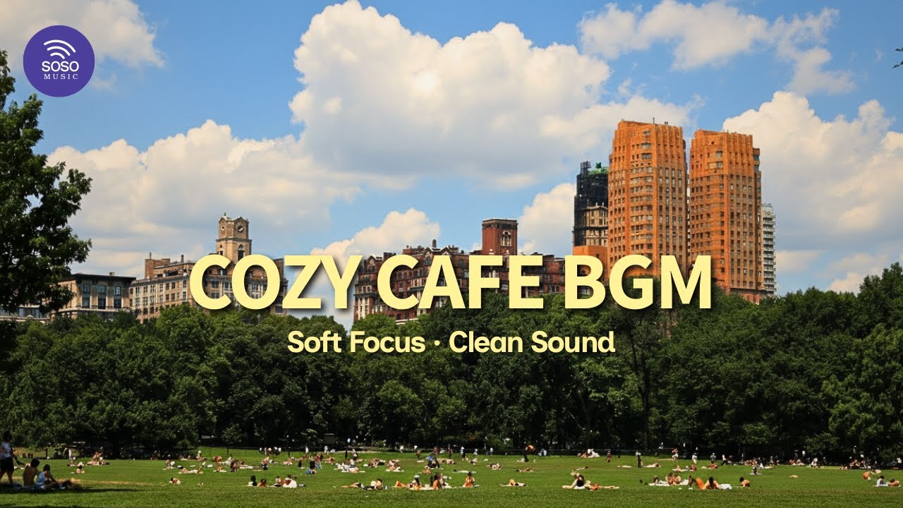Cozy Cafe BGM ☕ 집중과 흐름을 위한 카페 음악Soft Grooves, Clean Studio Sound