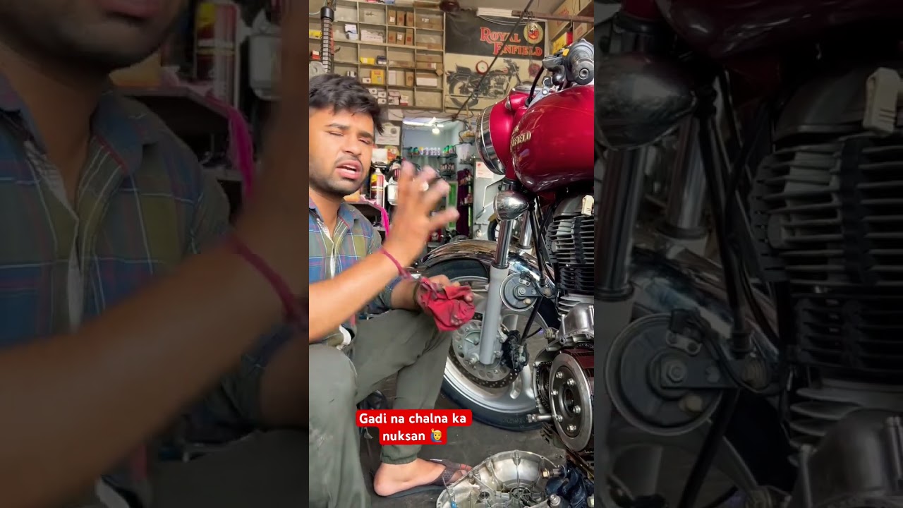 Service kitna km par kavani chaiya detail #royalenfield #shorts #rupendrabulletworkshop