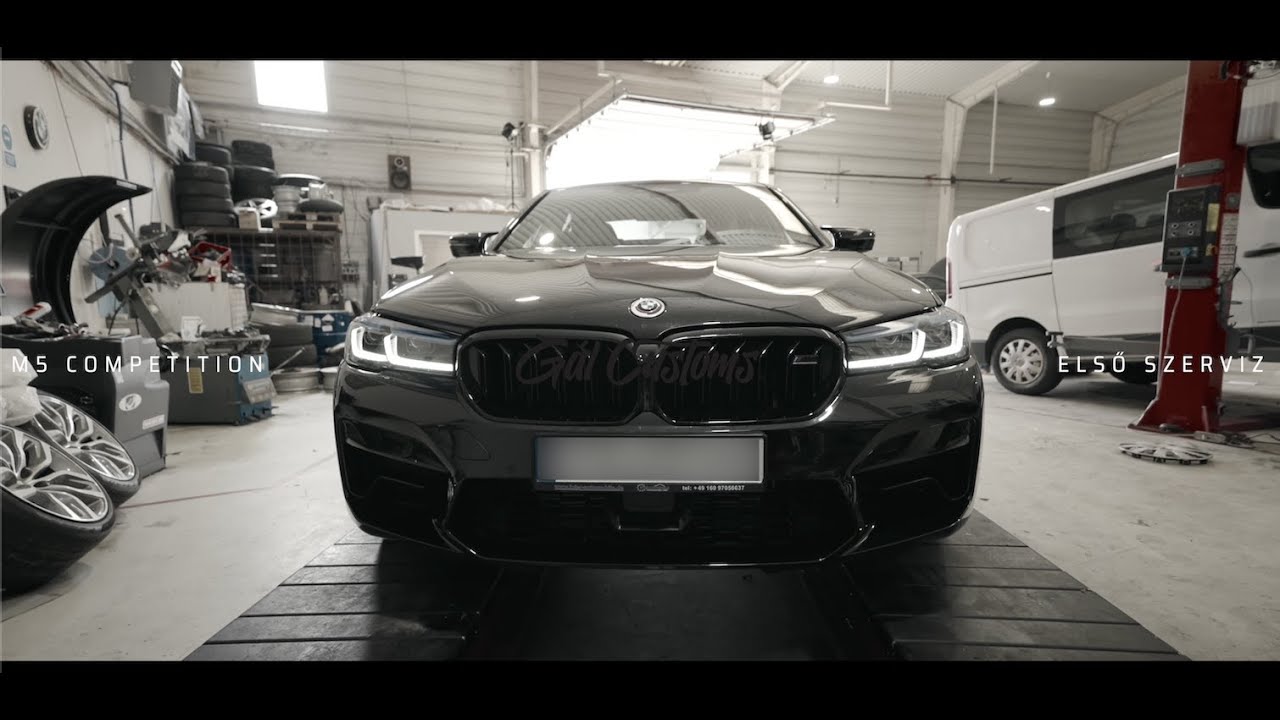 A törődést meg kell adni.  | Első szerviz - BMW M5 Competition | Gál Customs