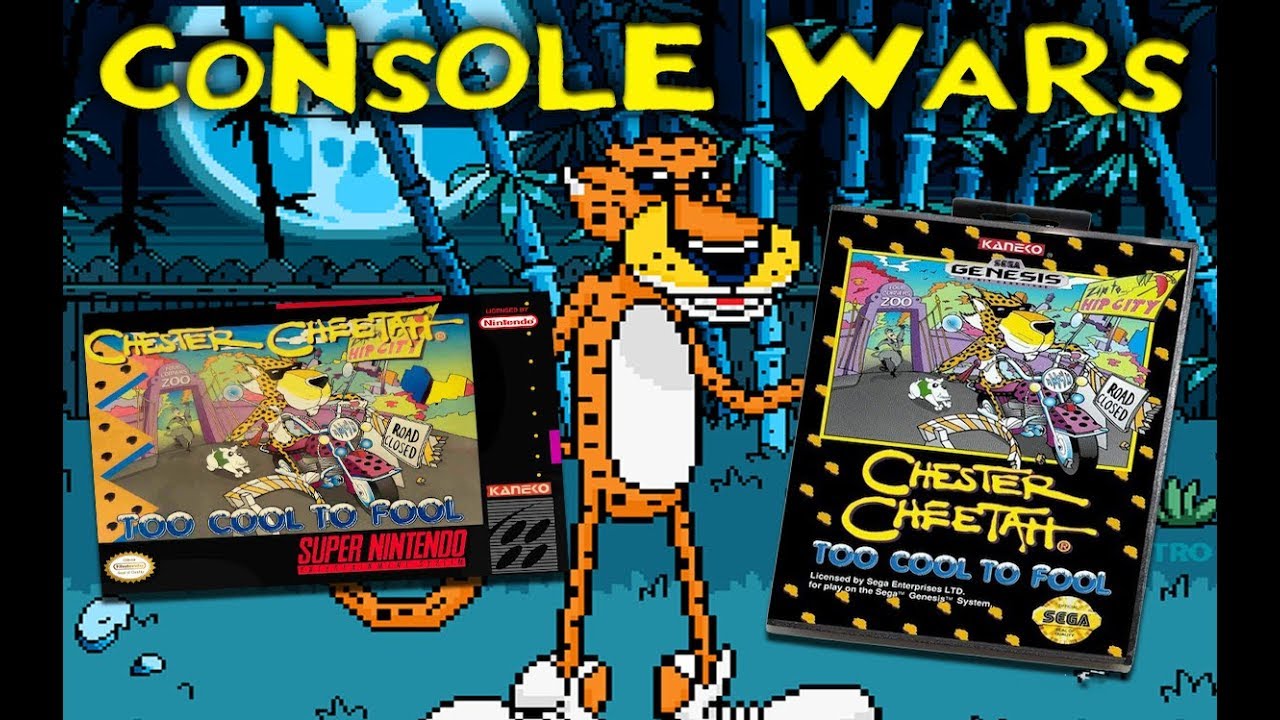 Console Wars - Chester Cheetah Too Cool to Fool - Super Nintendo vs Sega Genesis