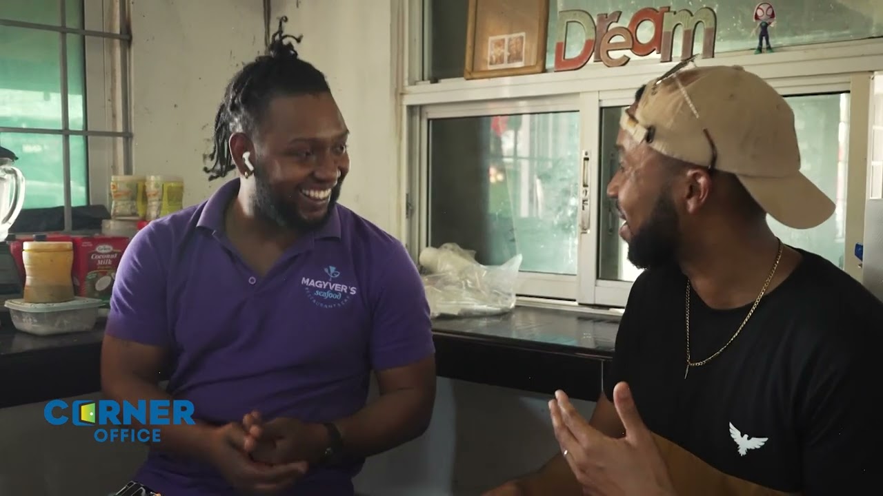 Hellshire Wi Ting Deh! Carlton Visits Magyver's Seafood Restaurant | Corner Office S1E1  | CVMTV