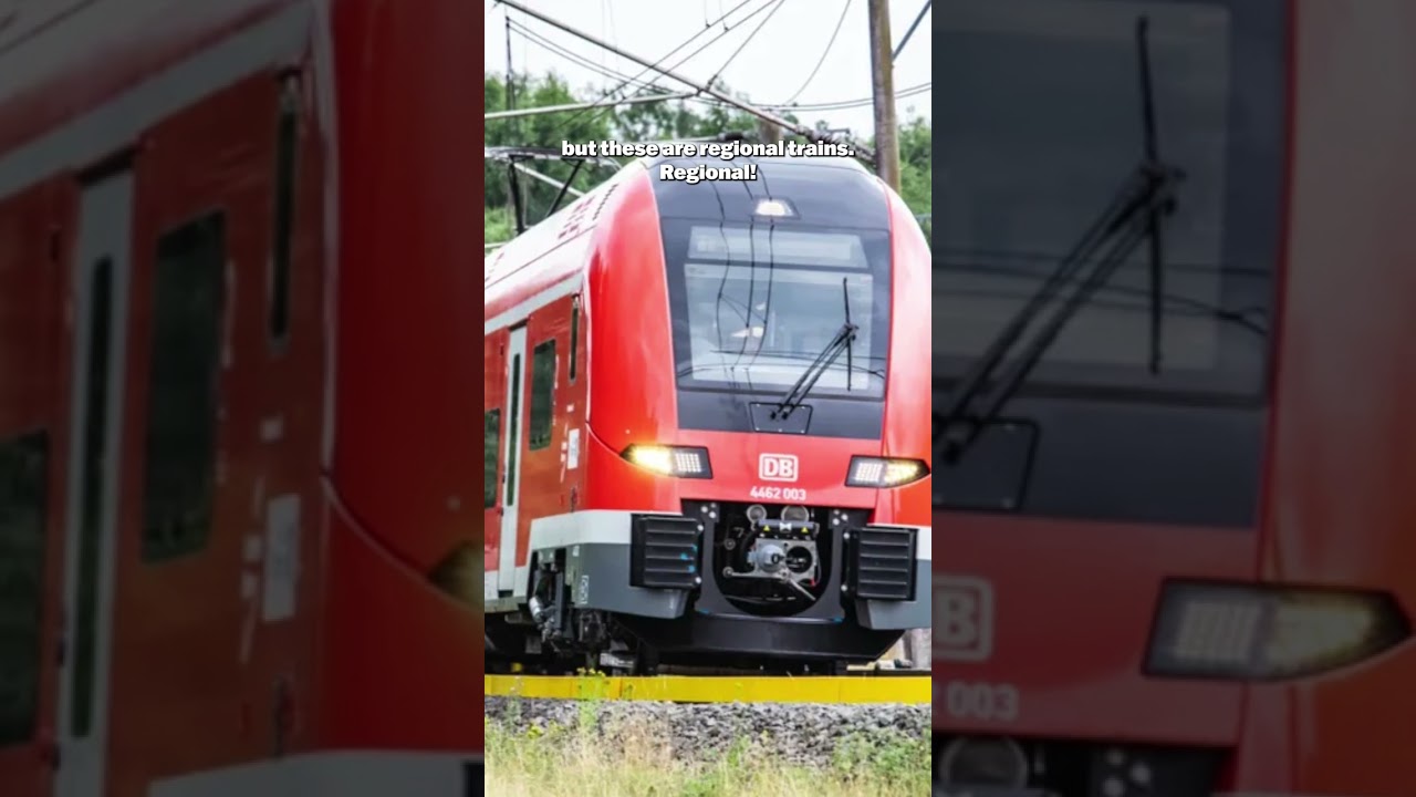 This was the fastest regional train in Germany! #germany #trains #deutschlandticket #deutschland #db