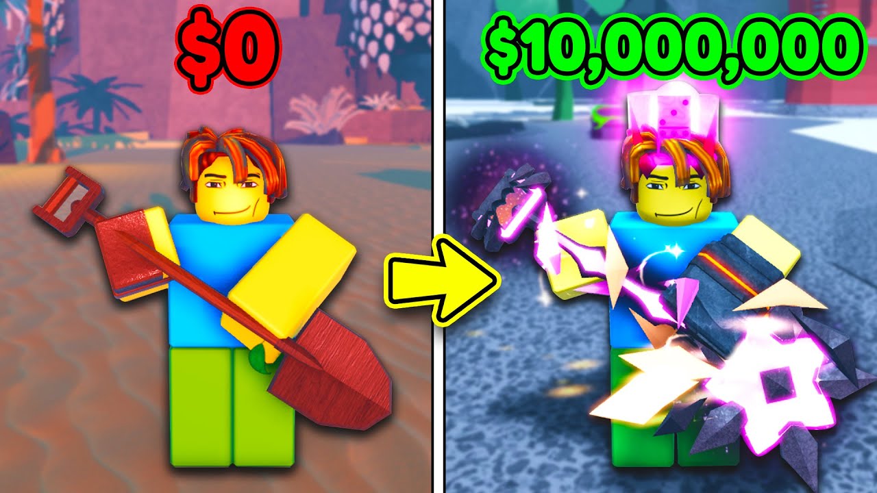 Я прошел путь от нуба до профессионала в Roblox Dig | Получил лопату Starfire... Безумный прогресс!