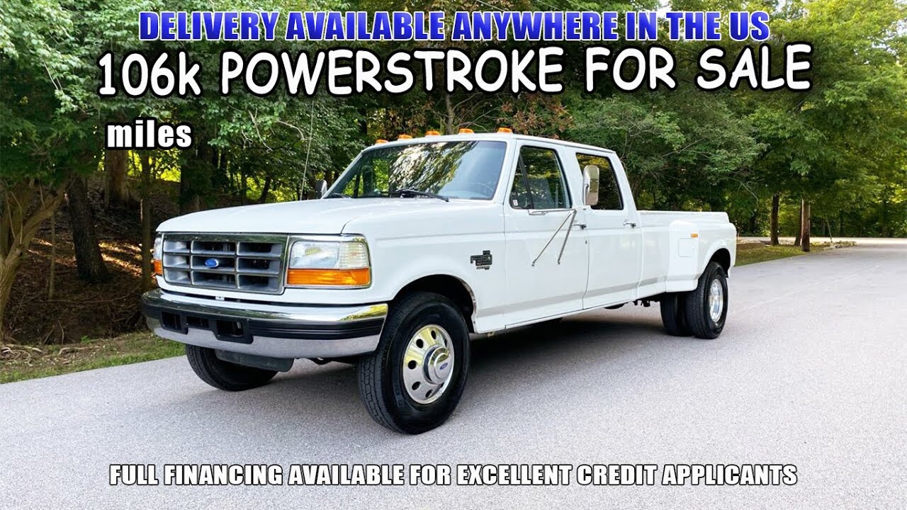 7.3 Powerstroke For Sale: 1995 Ford F-350 XLT Diesel Dually With Only 106k Miles