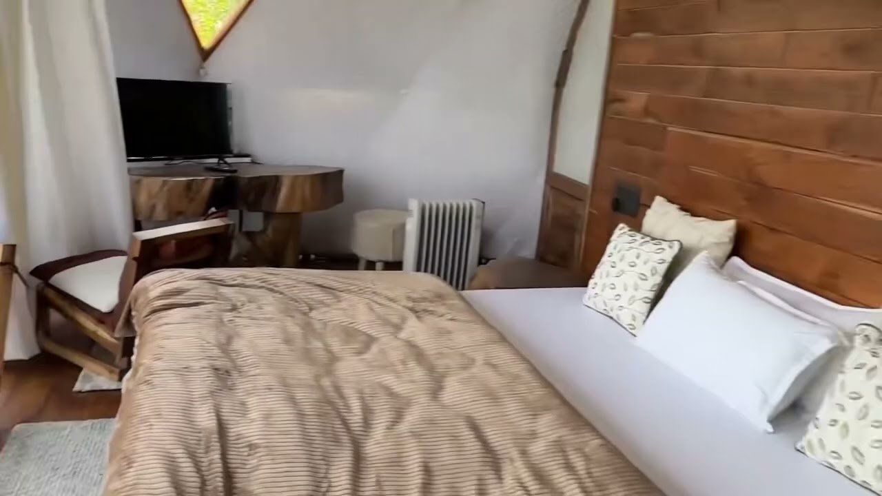 Glamping dome Luxury Interior 
