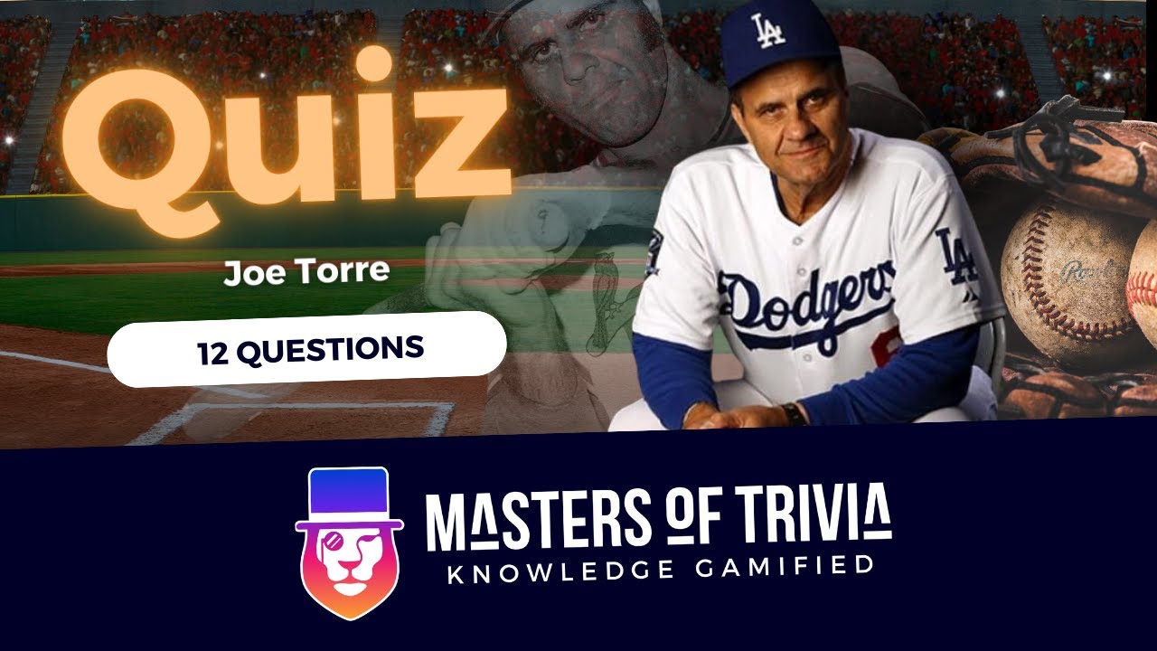 The Joe Torre Trivia Quiz   #joetorre #mlbgreats