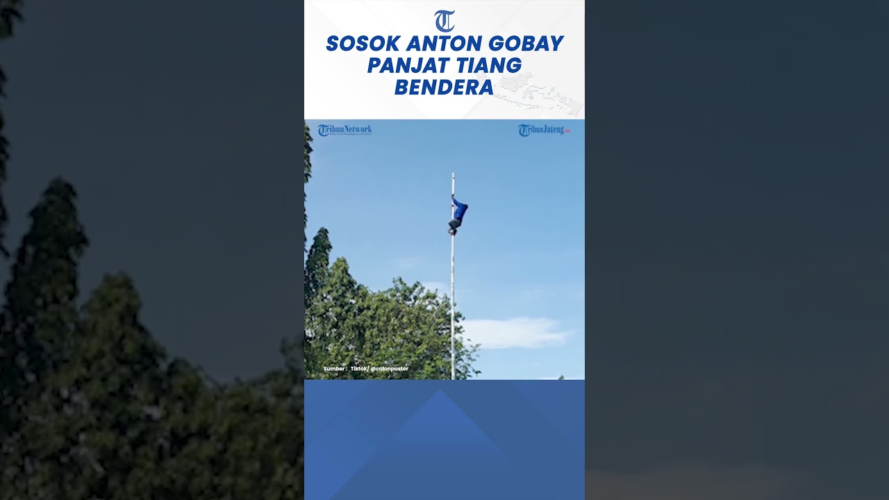 Sosok Anton Gobay Panjat Tiang Bendera Perbaiki Tali Saat Upacara HUT ke-79 RI