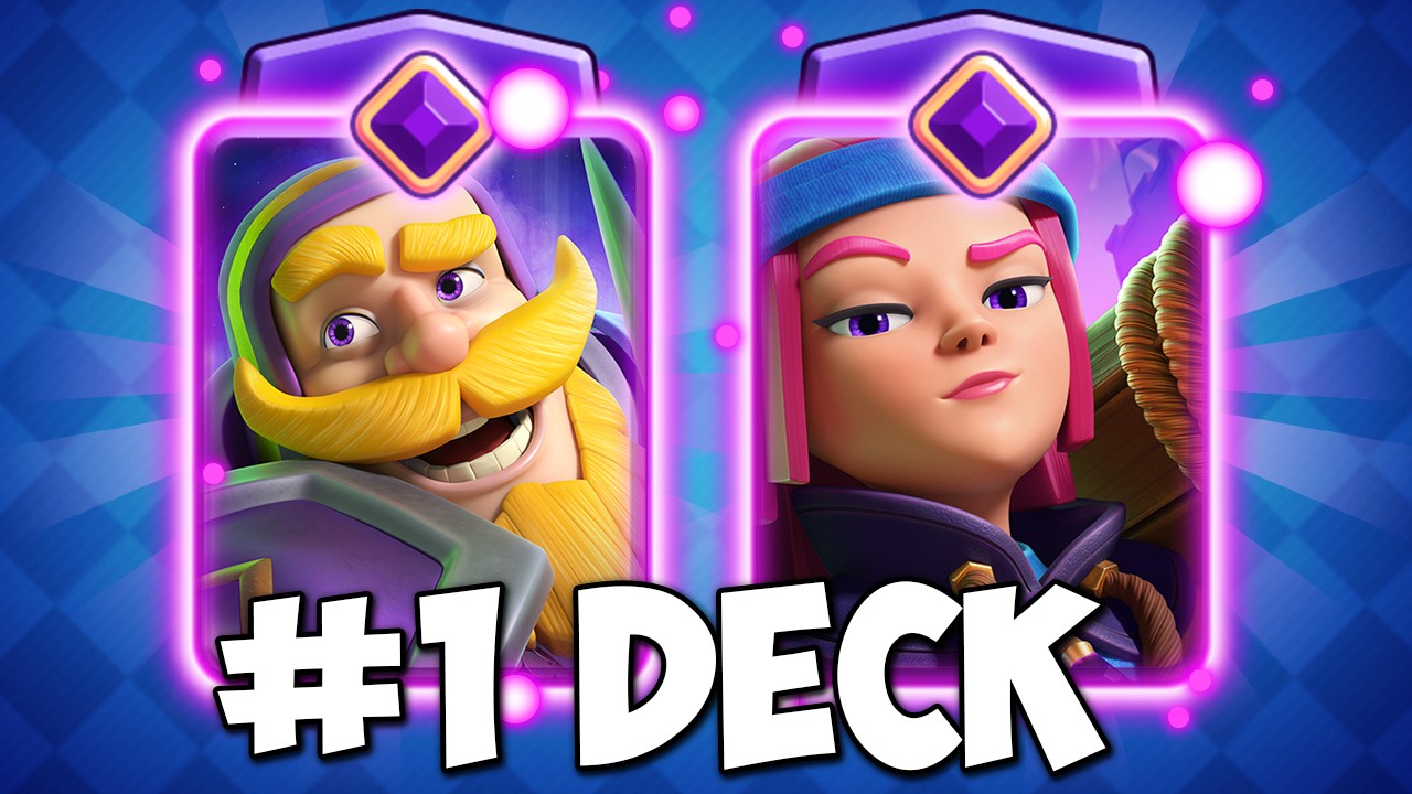 Я играл лучшими колодами с *двойной эволюцией* в Clash Royale