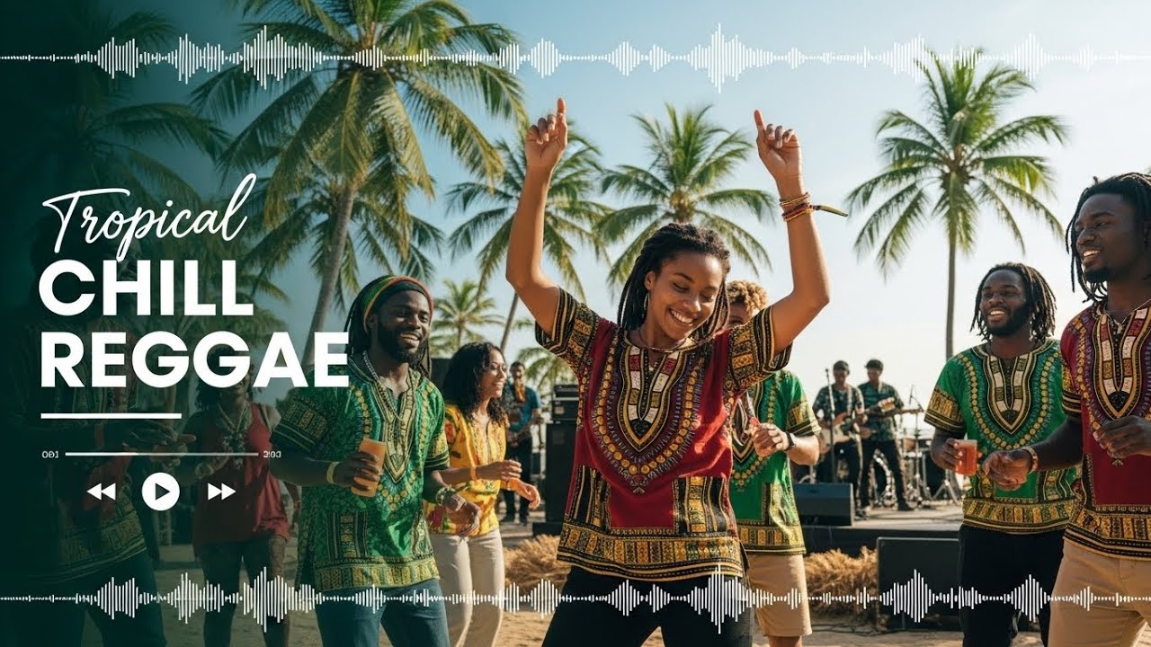 Hawaiian Relaxing Music Soft Ukulele Reggae Songs on the Peaceful Beach