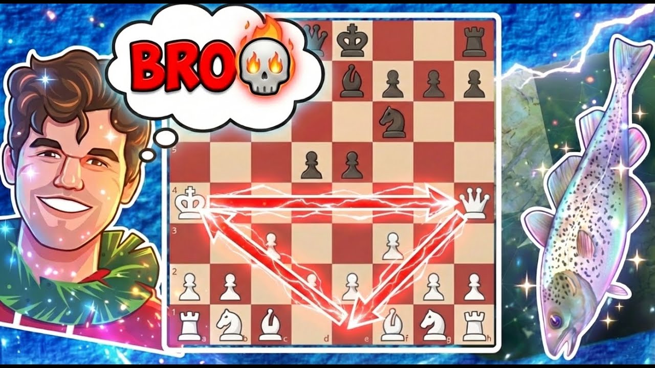 Stockfish mocked New Year Magnus with the MUTATED Bongcloud. Regretted It Instantly.