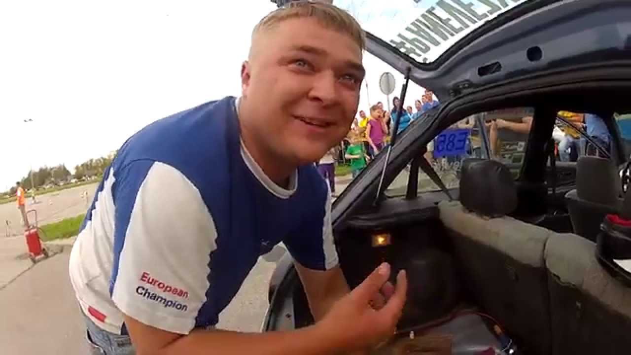 Kaip T.Markelevičius su Mitsubishi Colt slalome 