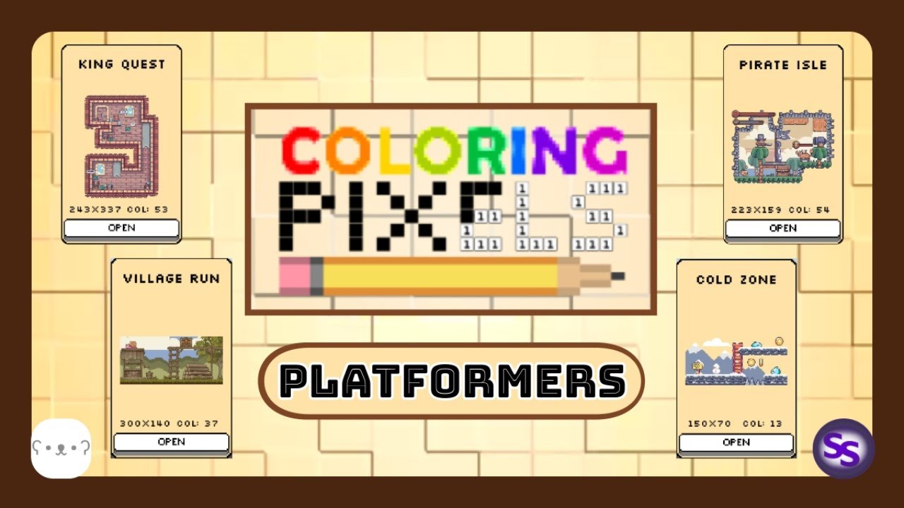 Just For Fun ~ Coloring Pixels ~ Platformers