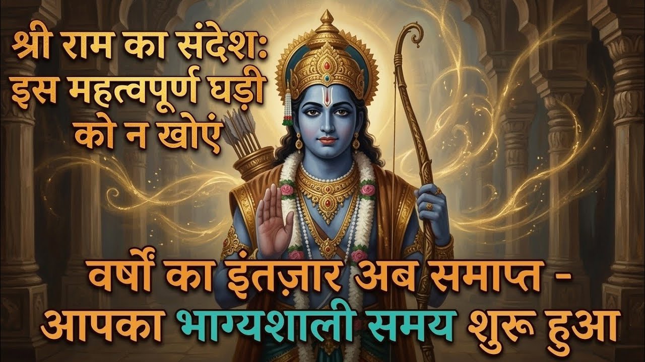 श्री राम का संदेशःइस महत्वपूर्ण घड़ी को न खोएं | @श्री-राम-का-अशिरवाद #ram #motivation