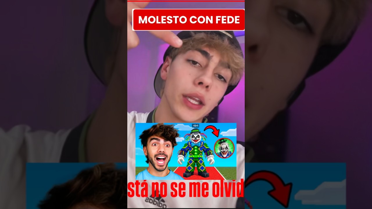 🤬 LUKAS URKIJO molest&oacute; manda mensaje a FEDE VIGEVANI #fedevigevani #clubmisterio #shorts #payasos