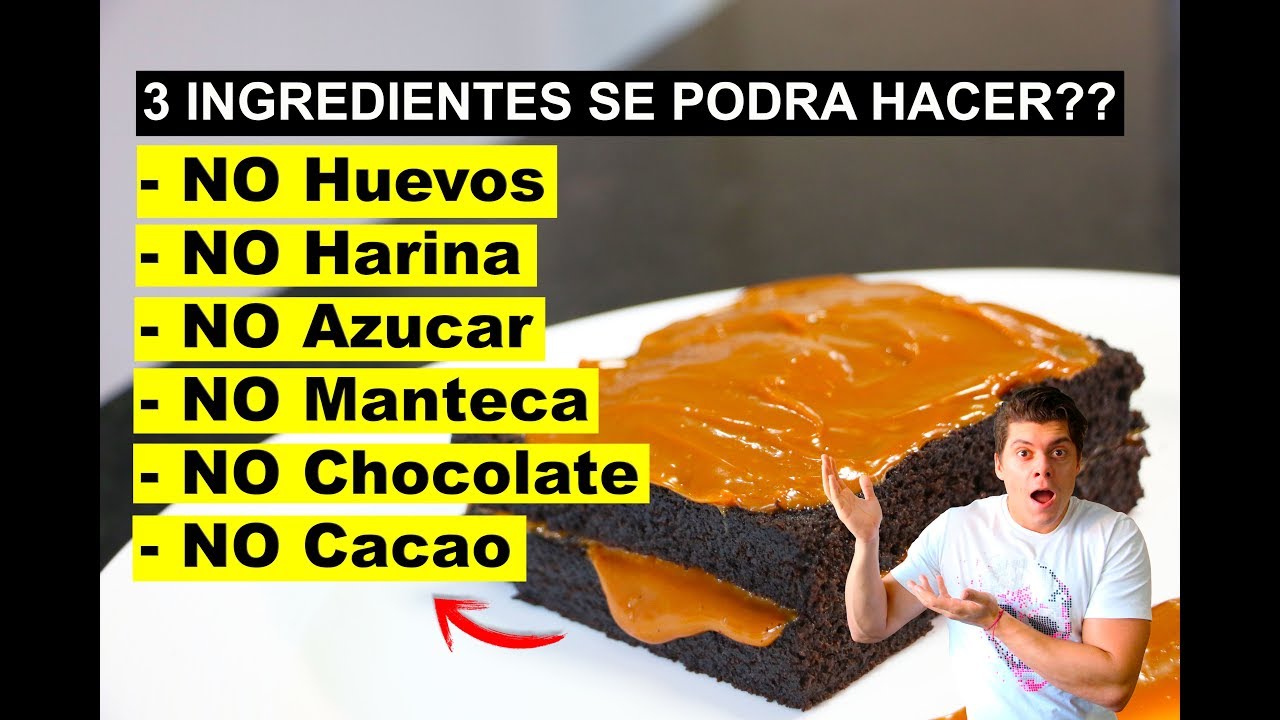 Keke de Chocolate Sin Harina, Sin Azúcar, Sin Huevos, Sin Chocolate