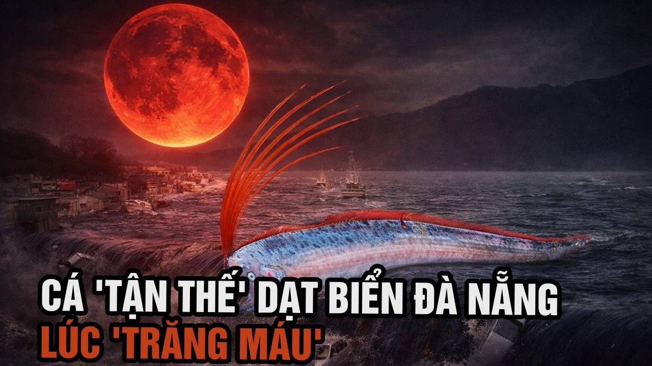 Cá ‘tận thế’ dạt biển Đà Nẵng ngay lúc ‘Trăng máu’: Thảm họa nào sắp xảy ra?