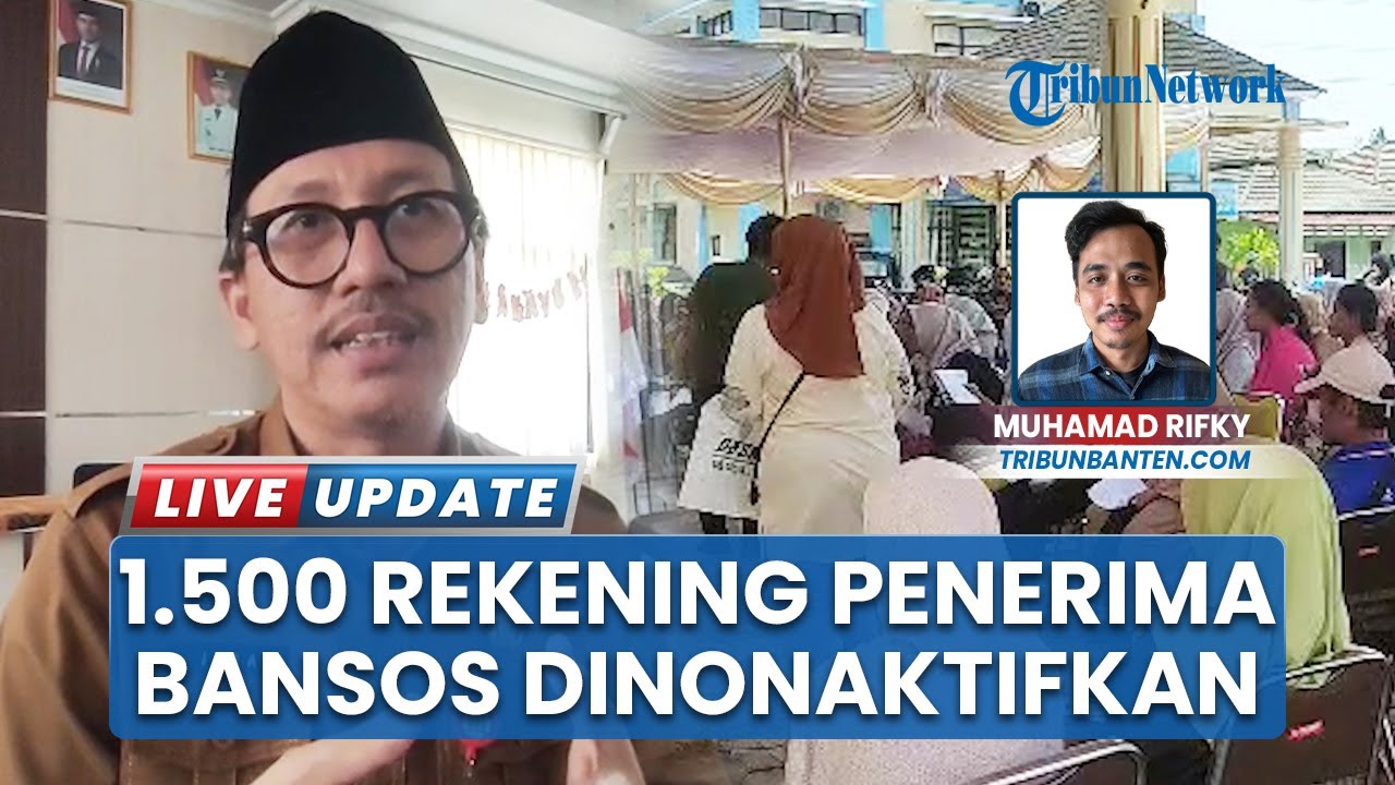 Kemensos Nonaktifkan 1.500 Penerima Bansos di Serang, Dinsos Sebut Terindikasi Judi Online