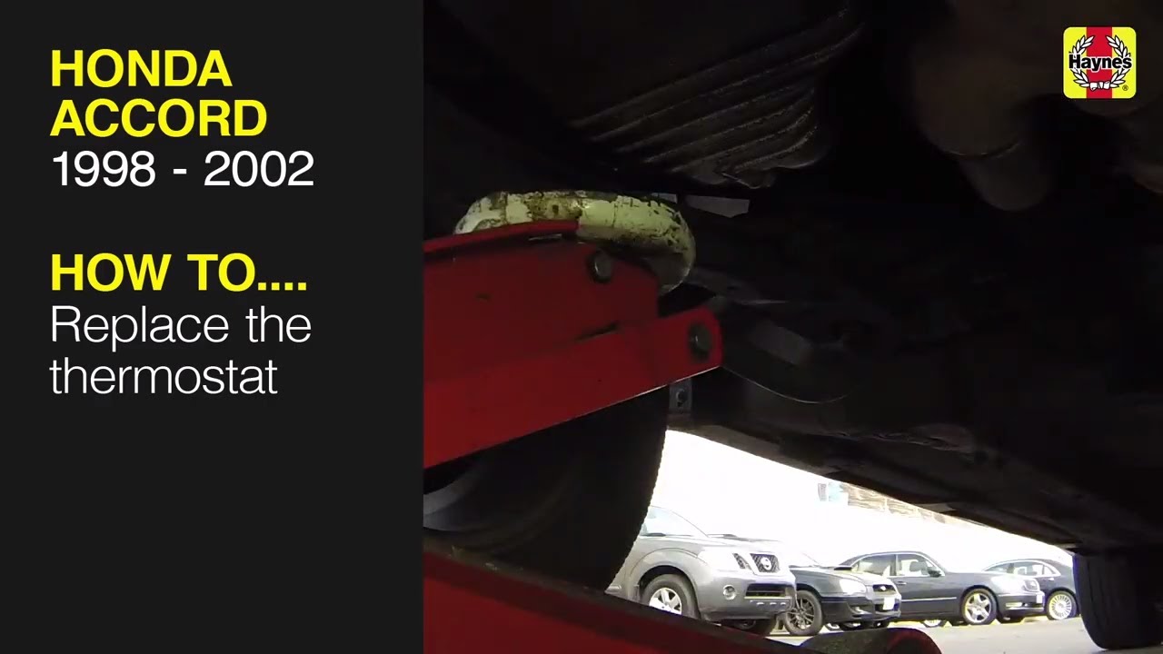 How to Replace the thermostat on the Honda Accord 1998 to 2002